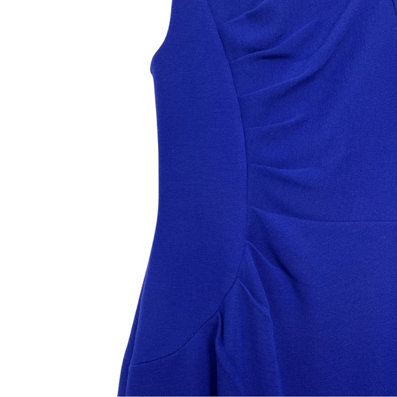 Milly Knit Cobalt Blue Wool Blend Dress Size Medium - Picture 4 of 11